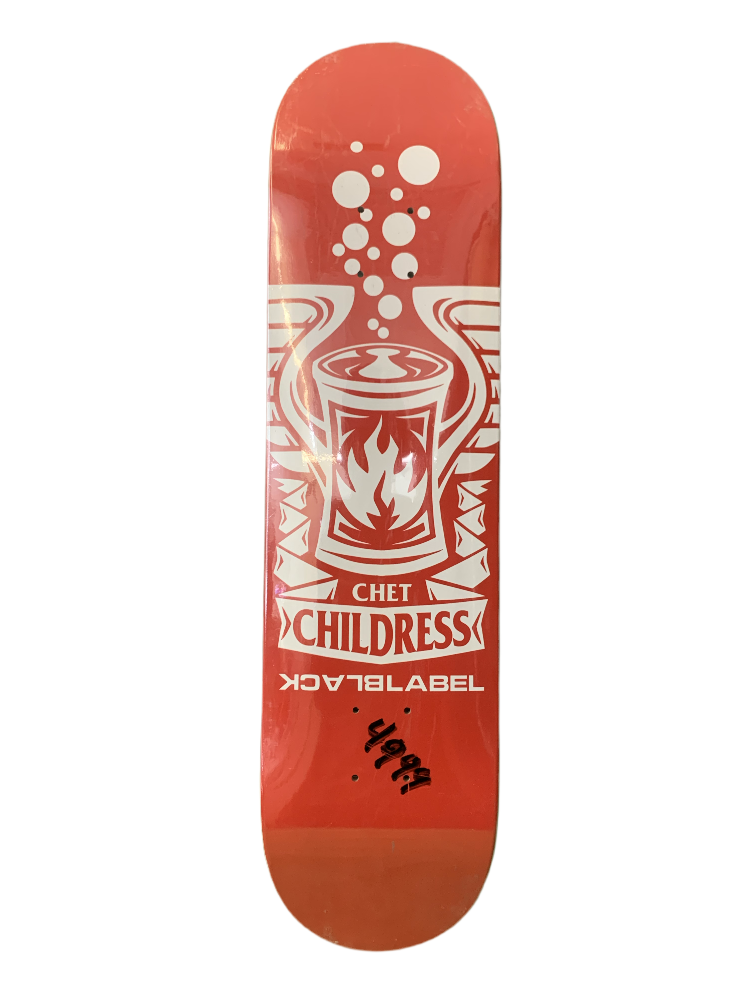 Black Label Chet Childress Flaming Can 7.8