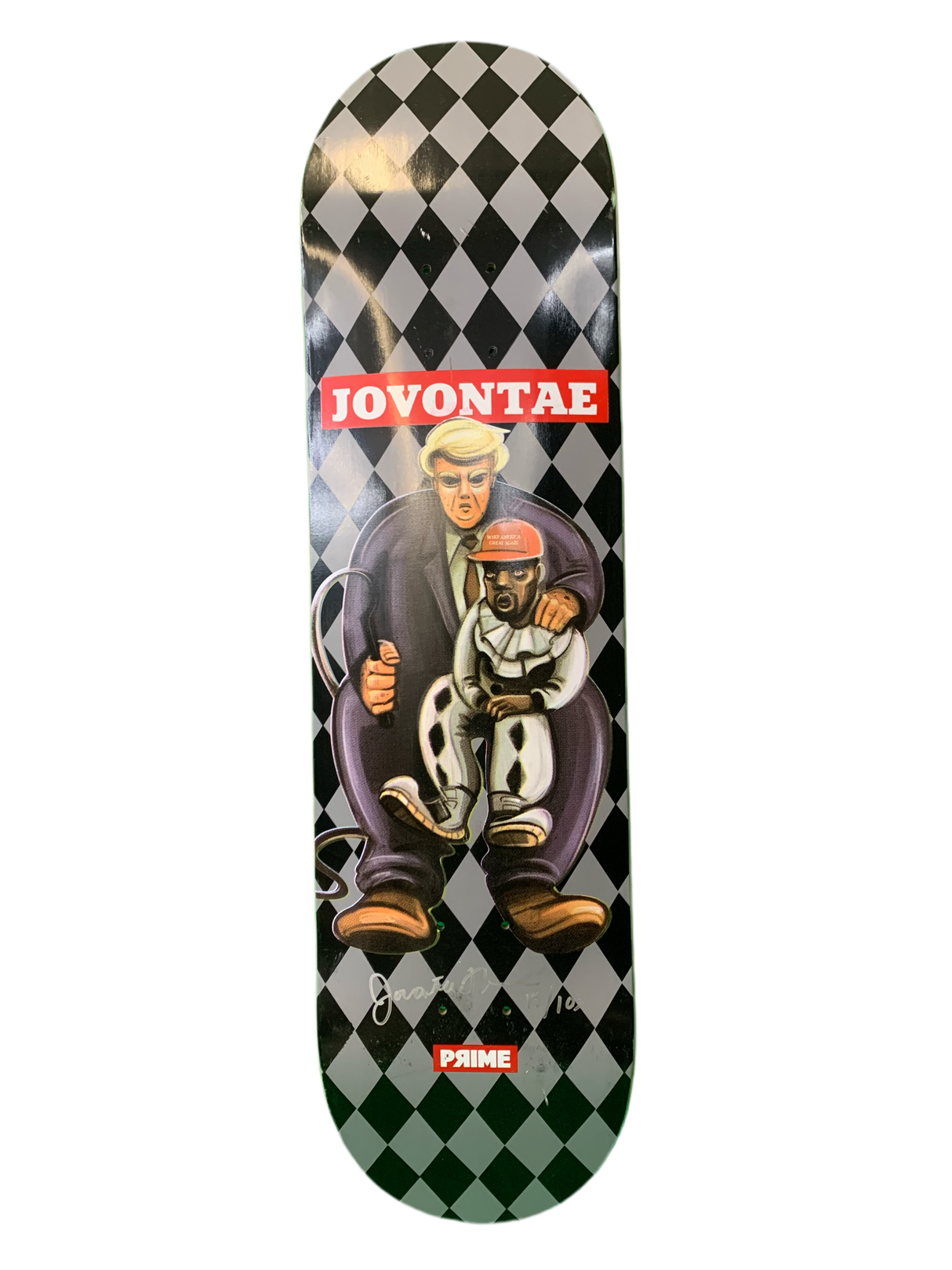 Prime Jovontae Turner World Industries Signed 13/105 8.25" Classic Skateboard Deck