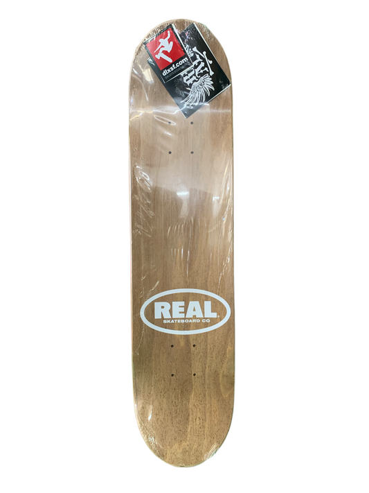 Real Skateboards HUF Bat Black/White/Red 7.75" Classic Skateboard Deck