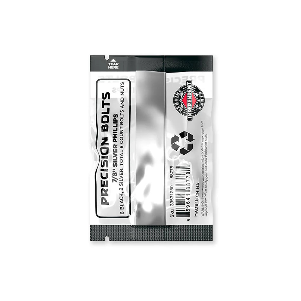Independent Genuine Parts Phillips 7/8" Black/Silver Hardware