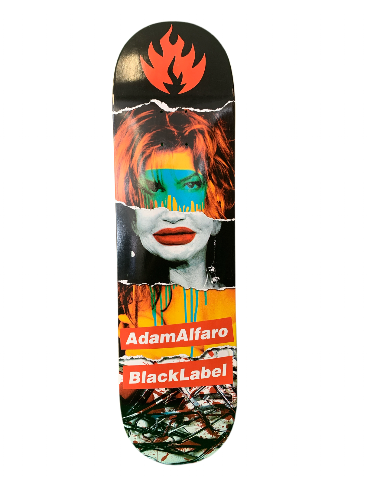 Black Label Adam Alfaro Faded 8.25" Classic Skateboard Deck