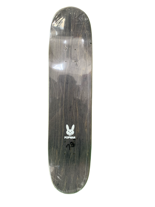 Popwar Forever Pink/Black 7.8" Classic Skateboard Deck