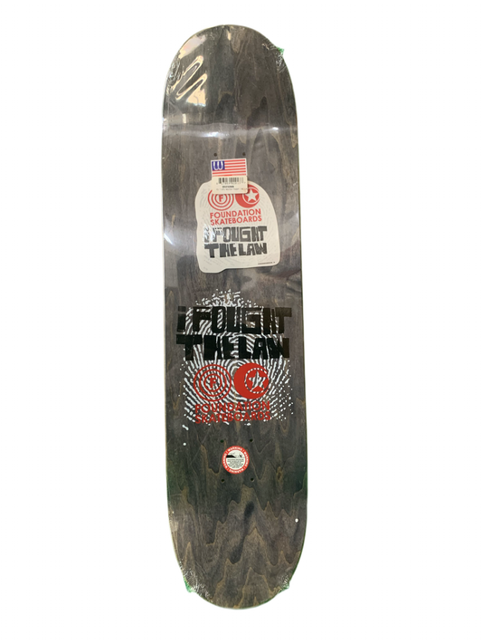 Foundation Don Nuge Nguyen Fought The Law 7.8" Classic Skateboard Deck