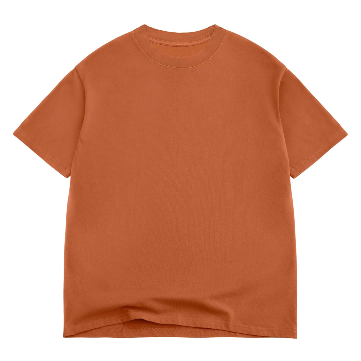 Cotton Collective Oversized Box 7.5 Oz. Pigment Rust S/s Shirt