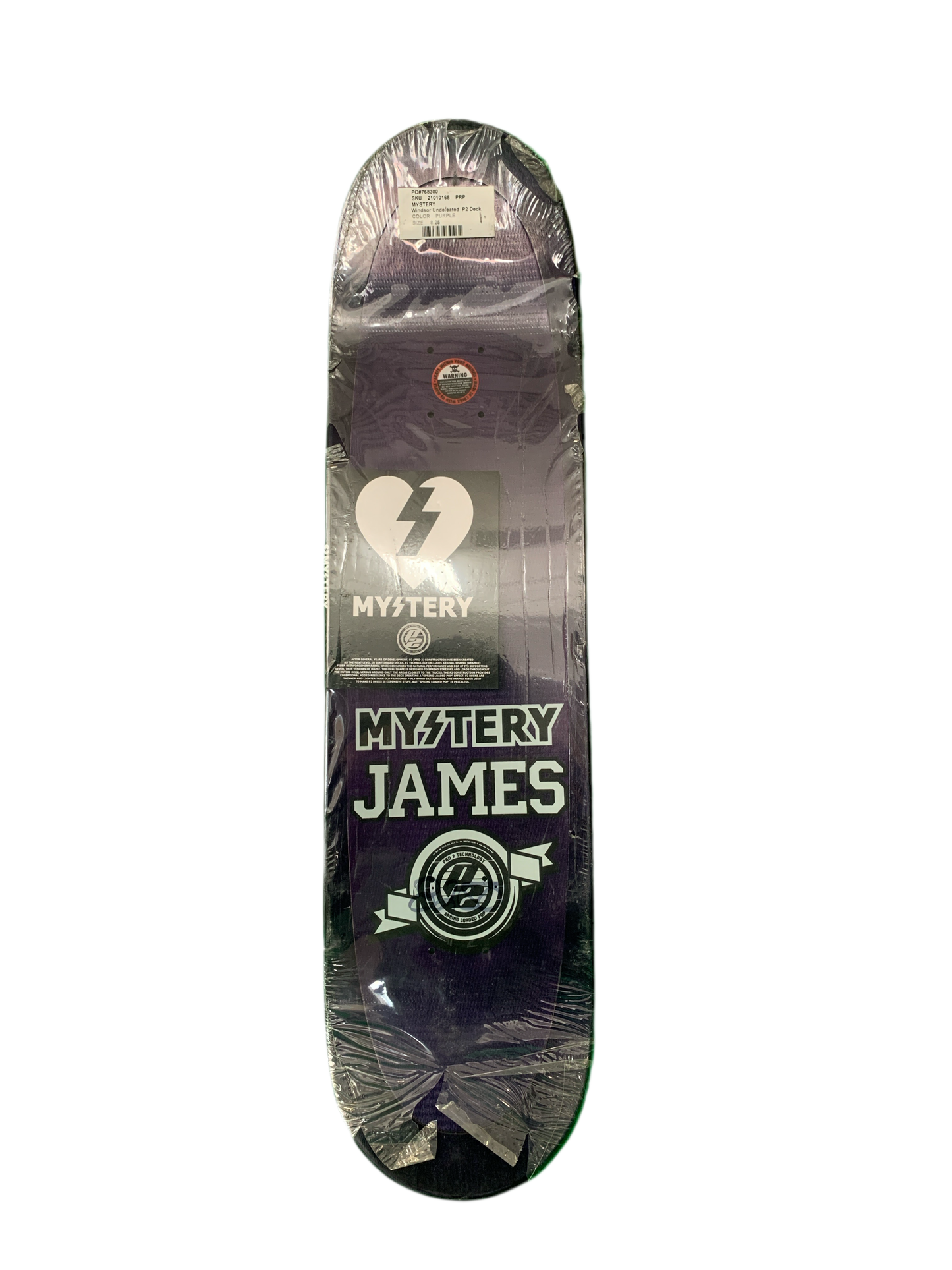 Mystery Windsor James Undefeated P2 8.25" Classic Skateboard Deck