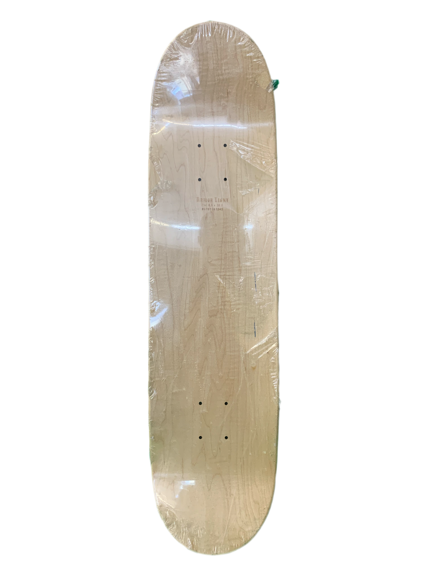 Darkstar Armor Light Logo Black/Red 8.3" Classic Skateboard Deck