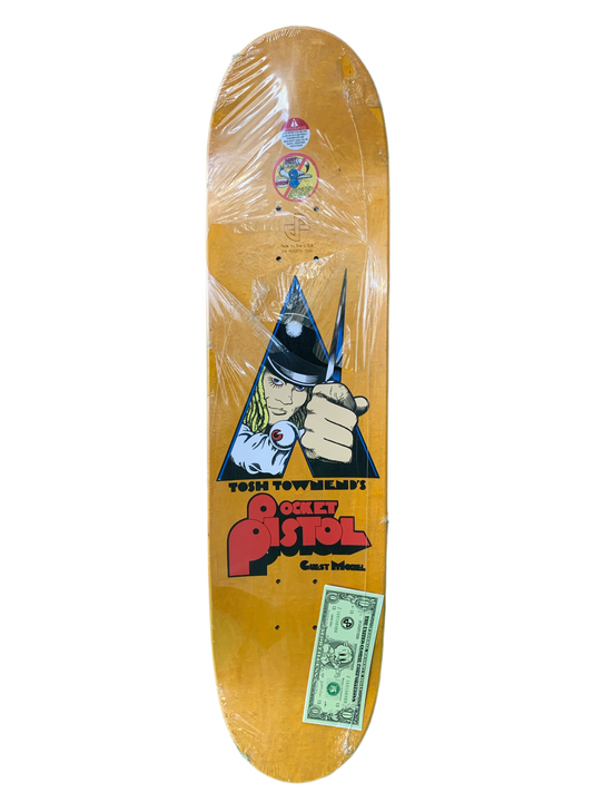 Pocket Pistols Tosh Townend Clockworx Orange 8.125" Classic Skateboard Deck