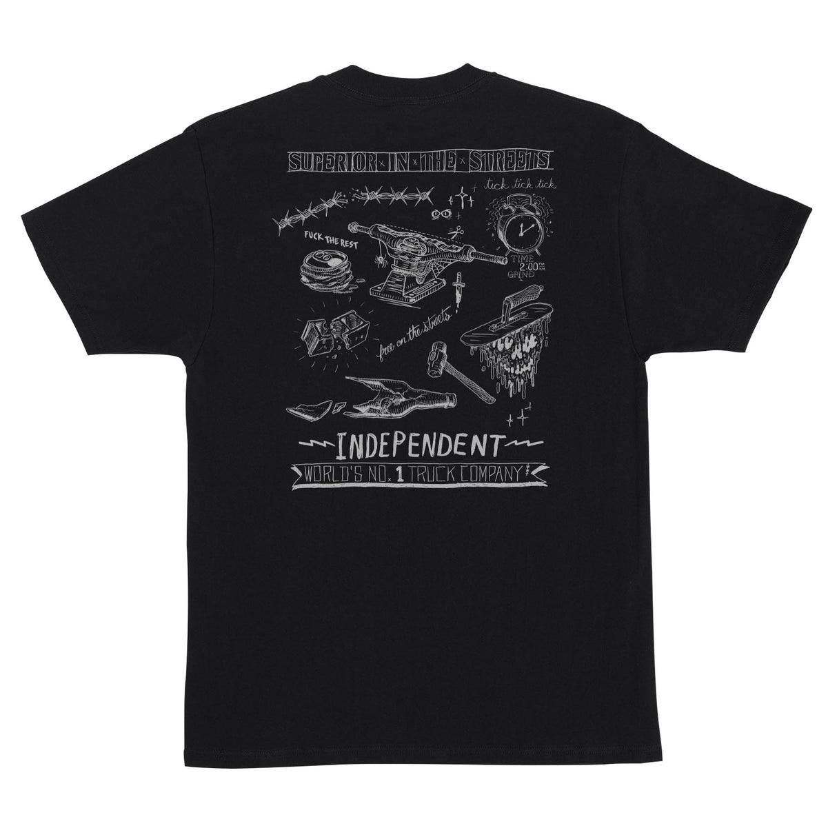 Independent Bratrud Notebook Black S/s Shirt