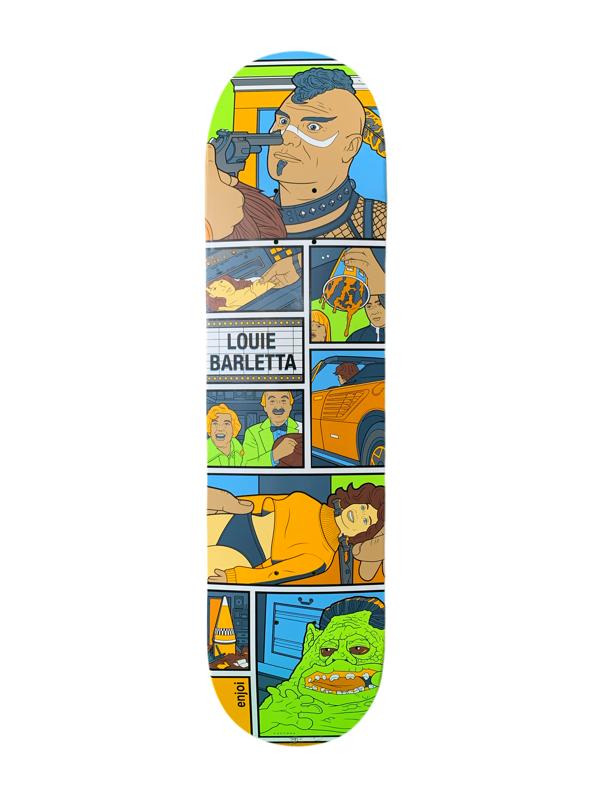 Enjoi Louie Barletta Movie Night Series 7.9" Classic Skateboard Deck