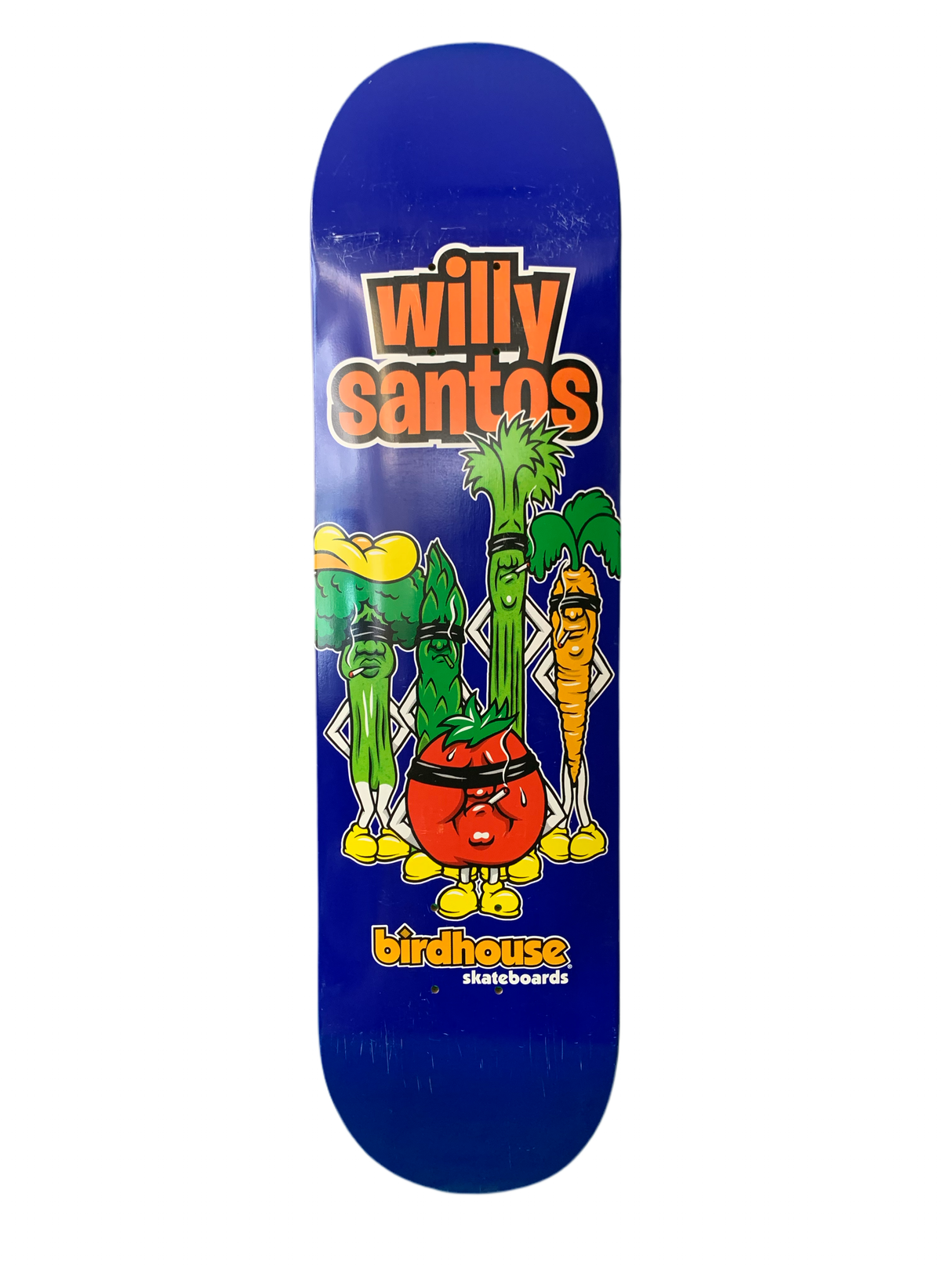Birdhouse Willy Santos Veggies Jeremy Klein 8" Classic Skateboard Deck