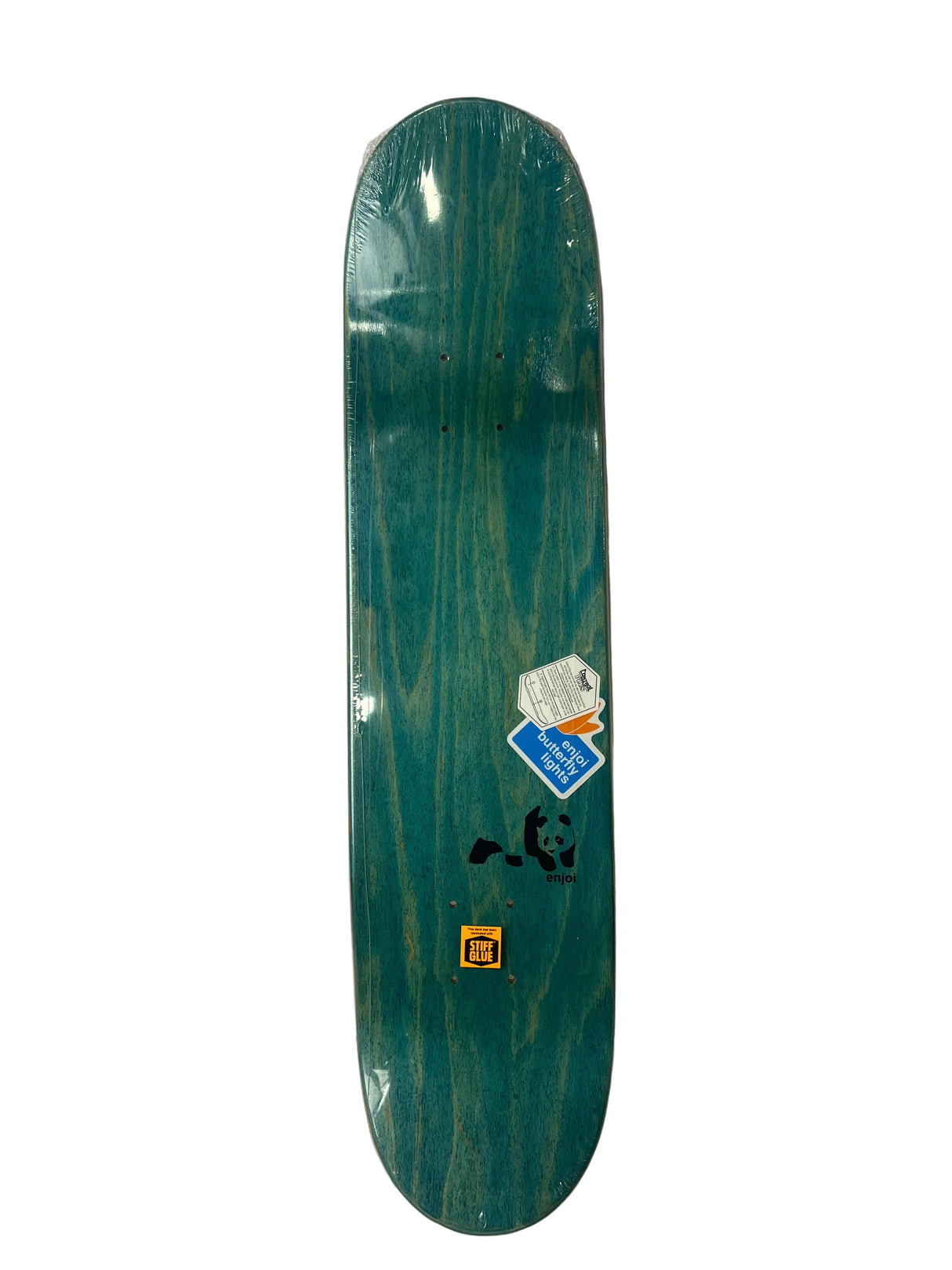 Enjoi Team OP Hair Brown Yellow Black Size 7.6" Vintage NOS Deck 2001