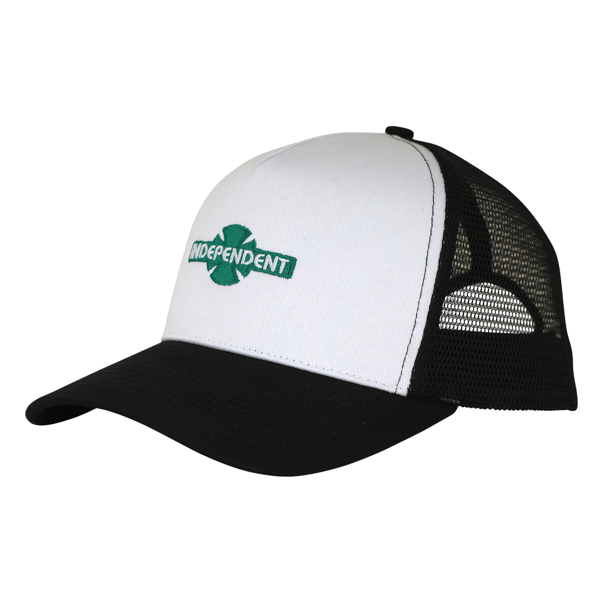 Independent OGBC Legacy White/Dark Green Structured Snapback Trucker Hat