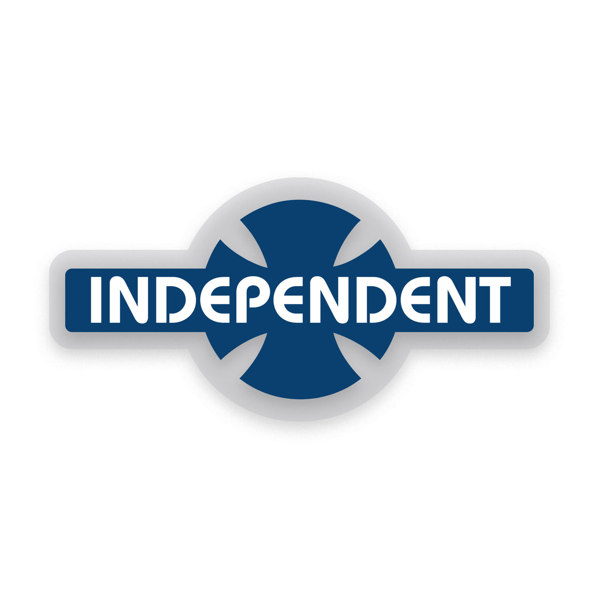 Independent OGBC Legacy Clear Navy 4 in Sticker