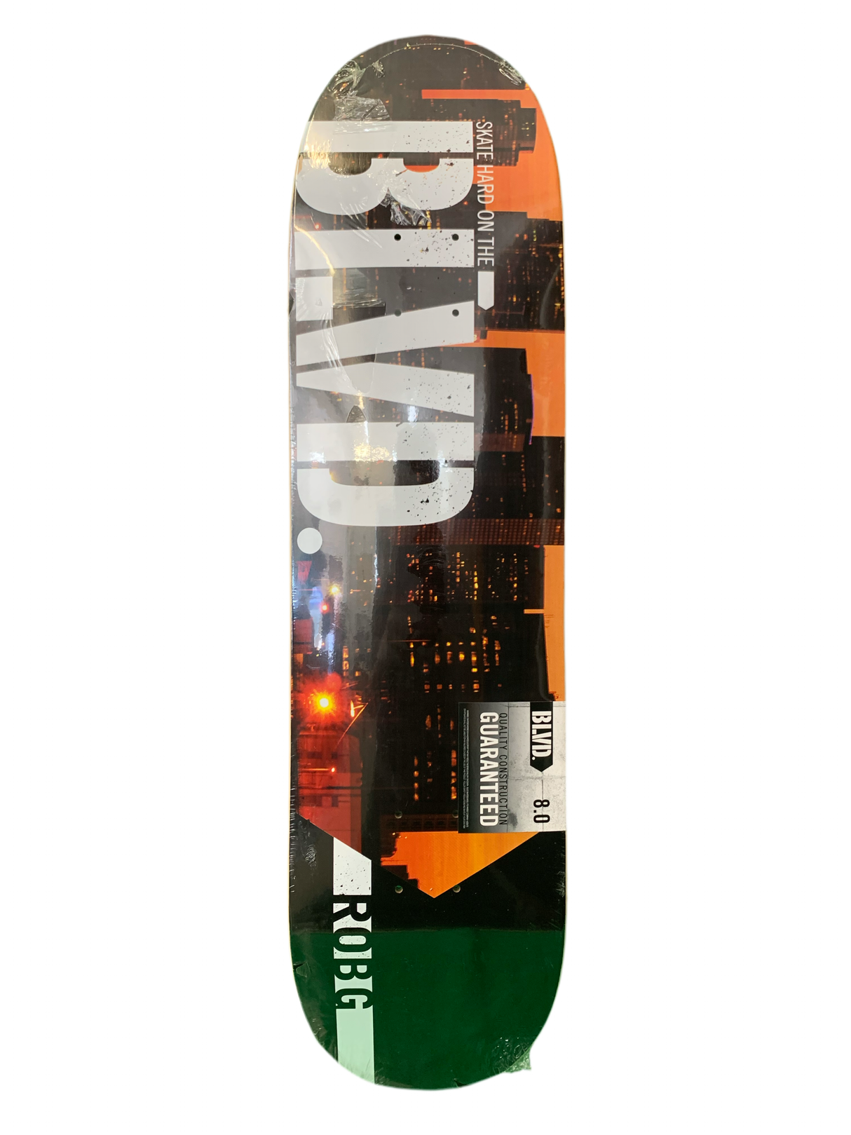 Boulevard Rob G Gonzalez Skyline Logo 8" Classic Skateboard Deck