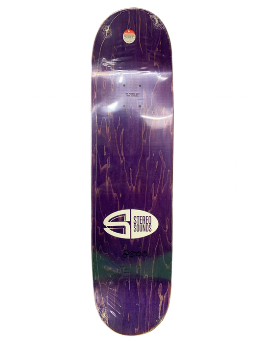 Stereo Kyle Leeper Record Crate 8.5" Classic Skateboard Deck