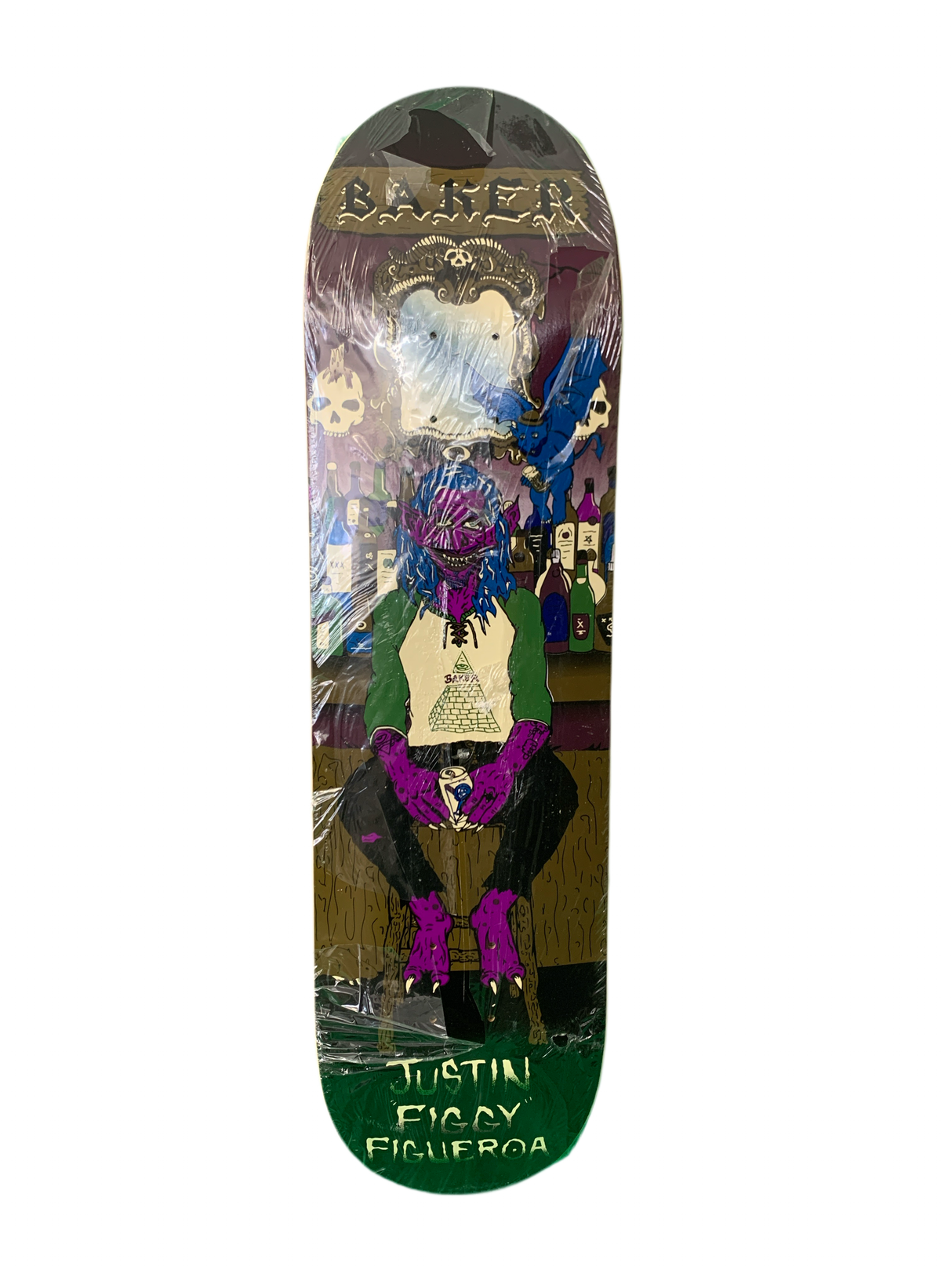 Baker Justin "Figgy" Figueroa Goblin Bar 8.4" Classic Skateboard Deck