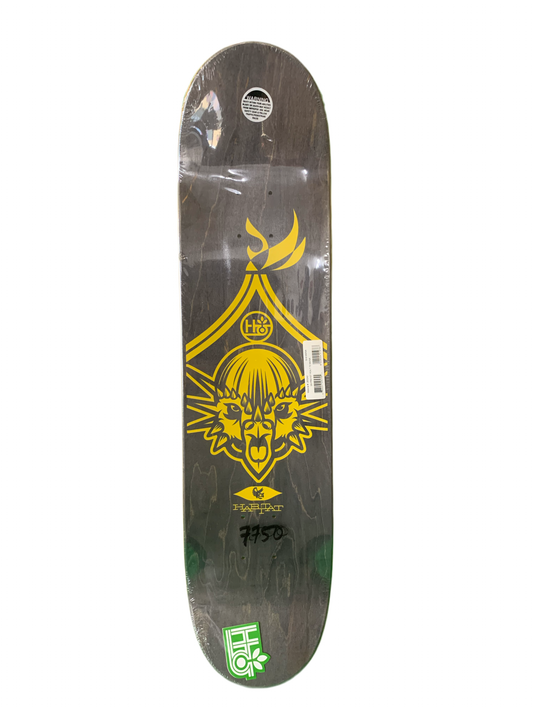 Habitat Baxter Silas Neal Prehistoric Pennant 7.75" Classic Skateboard Deck