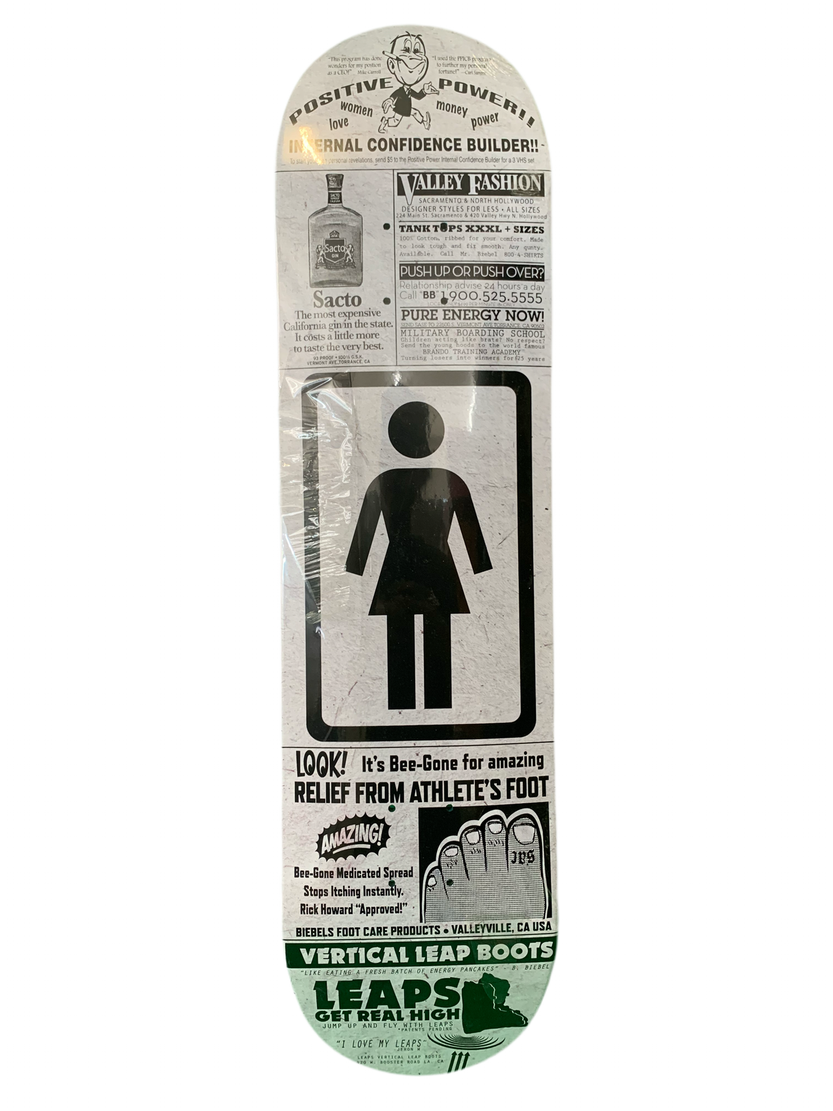 Girl Classifieds 8" Classic Skateboard Deck