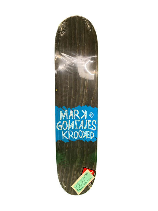 Krooked Mark Gonzales Outline 7.75" Classic Skateboard Deck