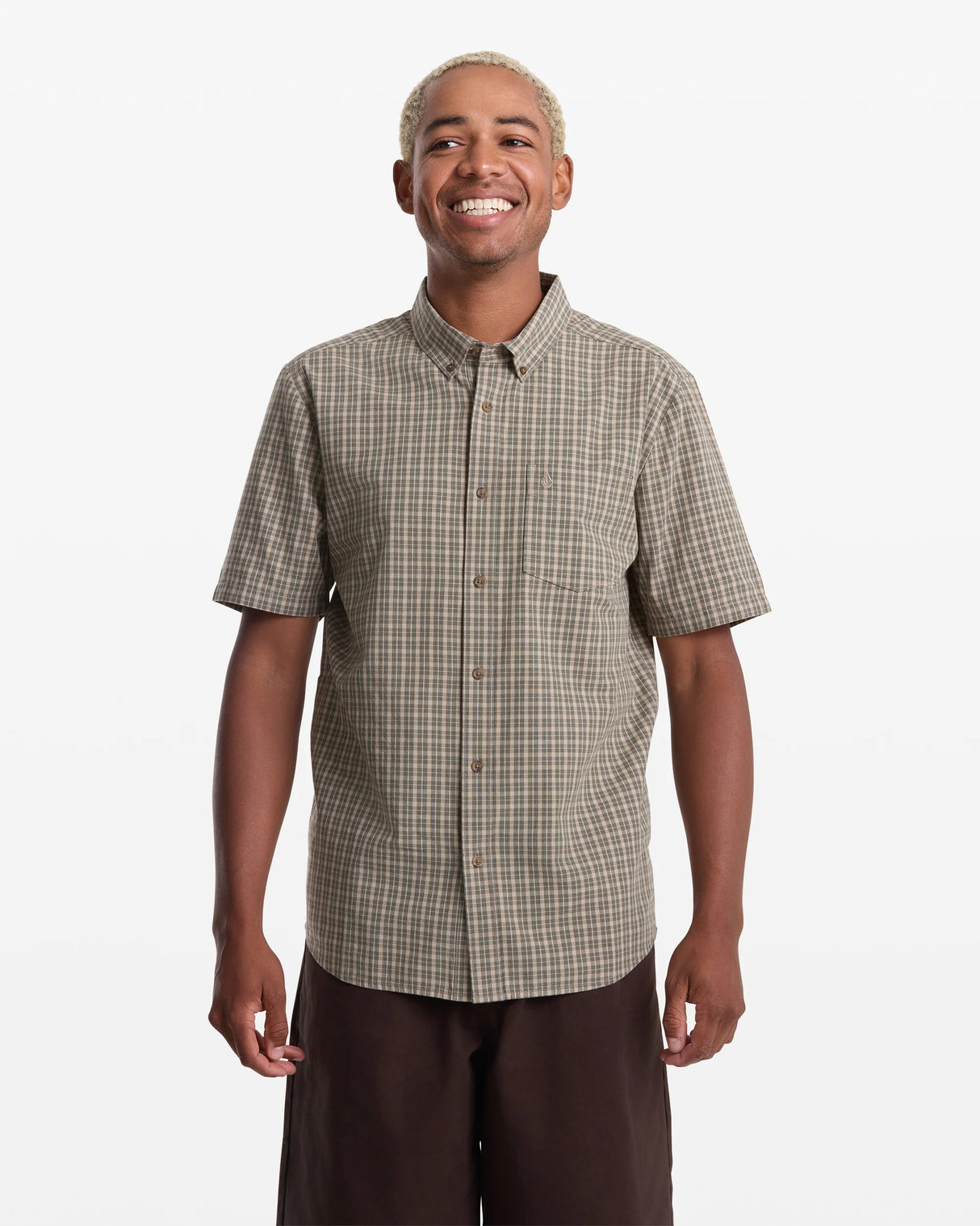 Volcom Brewster Dirty White S/s Shirt