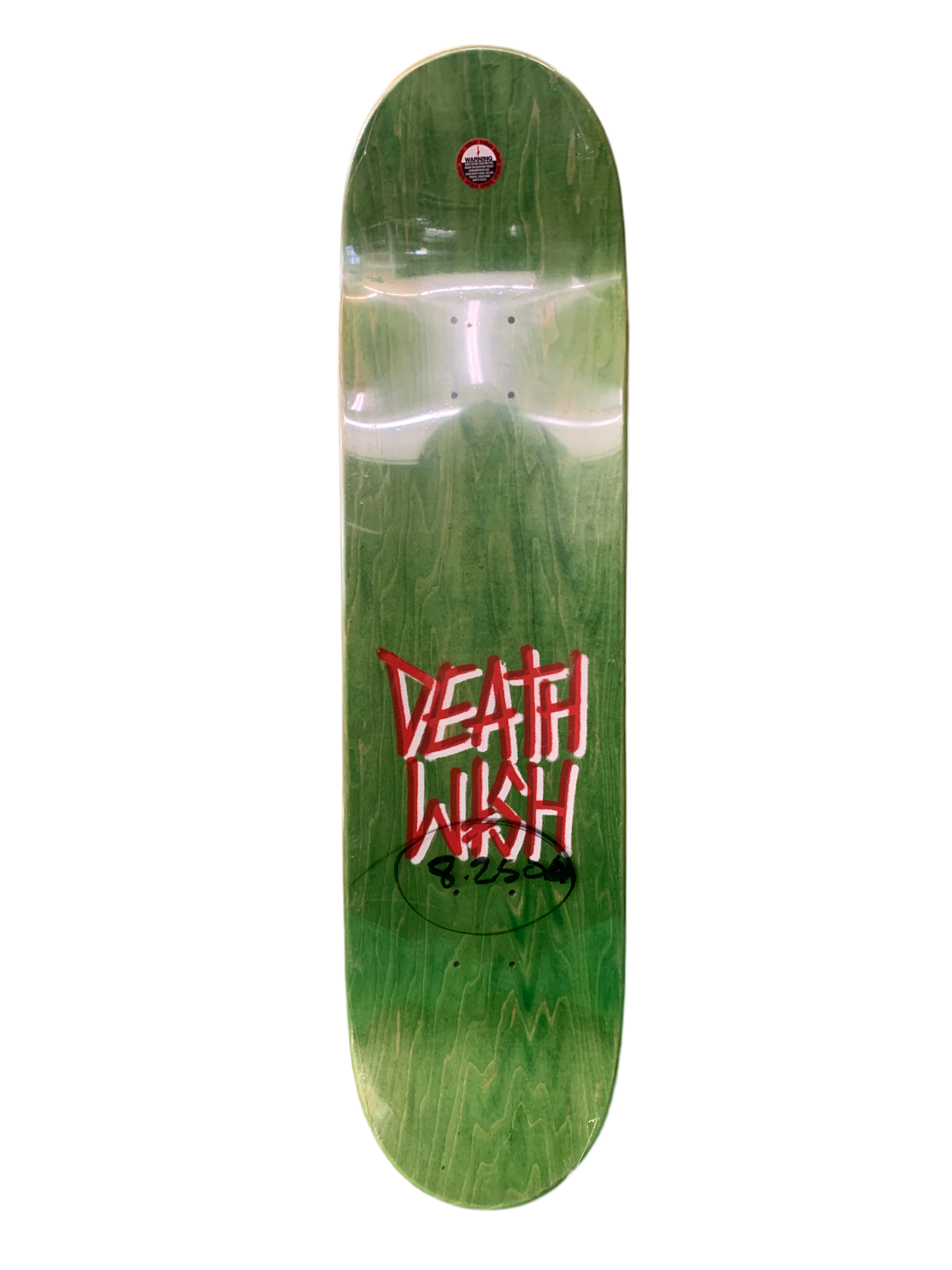 Deathwish Glow in the Dark Deathspray 8.25" Classic Skateboard Deck