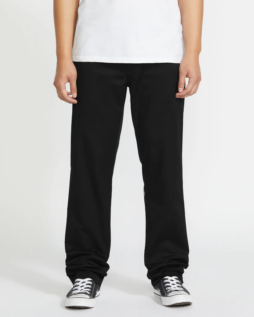 Volcom Frickin Modern Stretch Black Chino Pants