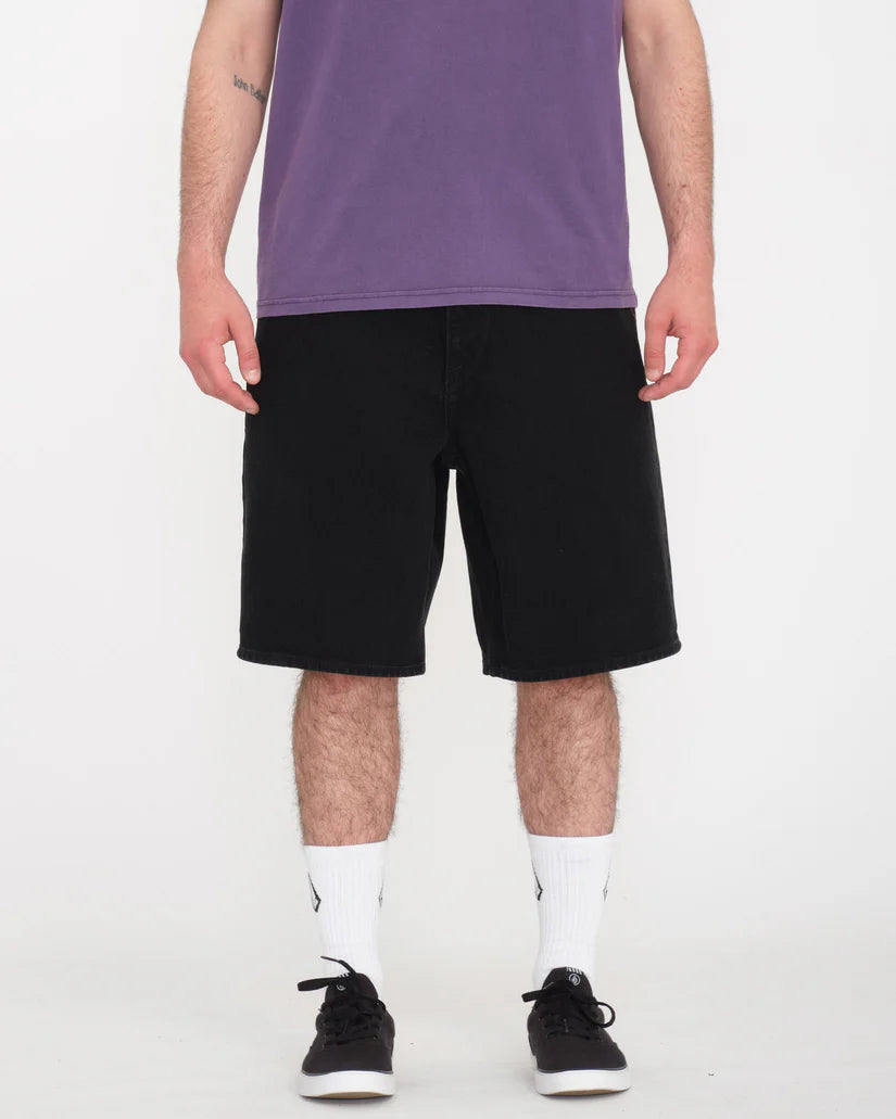Volcom Billow Denim New Black Shorts