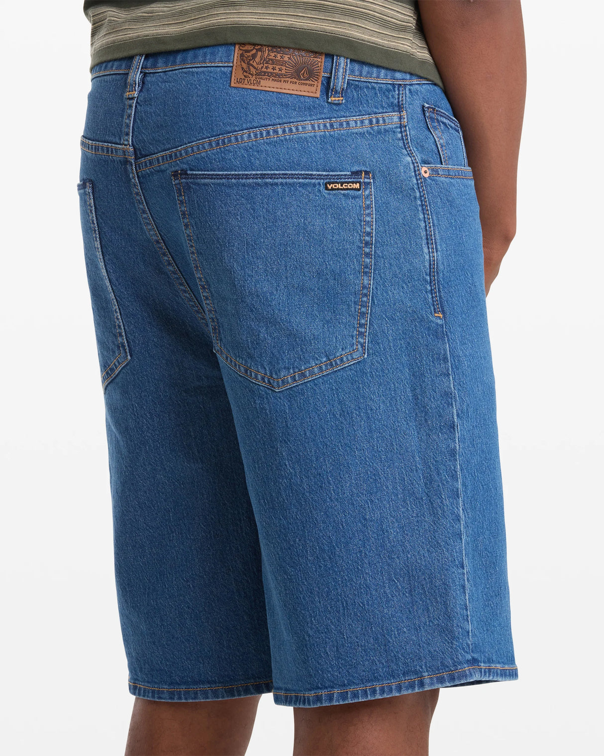 Volcom Billow 22" Bold Blue Denim Shorts