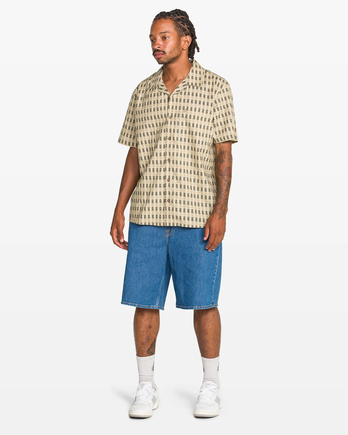Volcom Billow 22" Bold Blue Denim Shorts