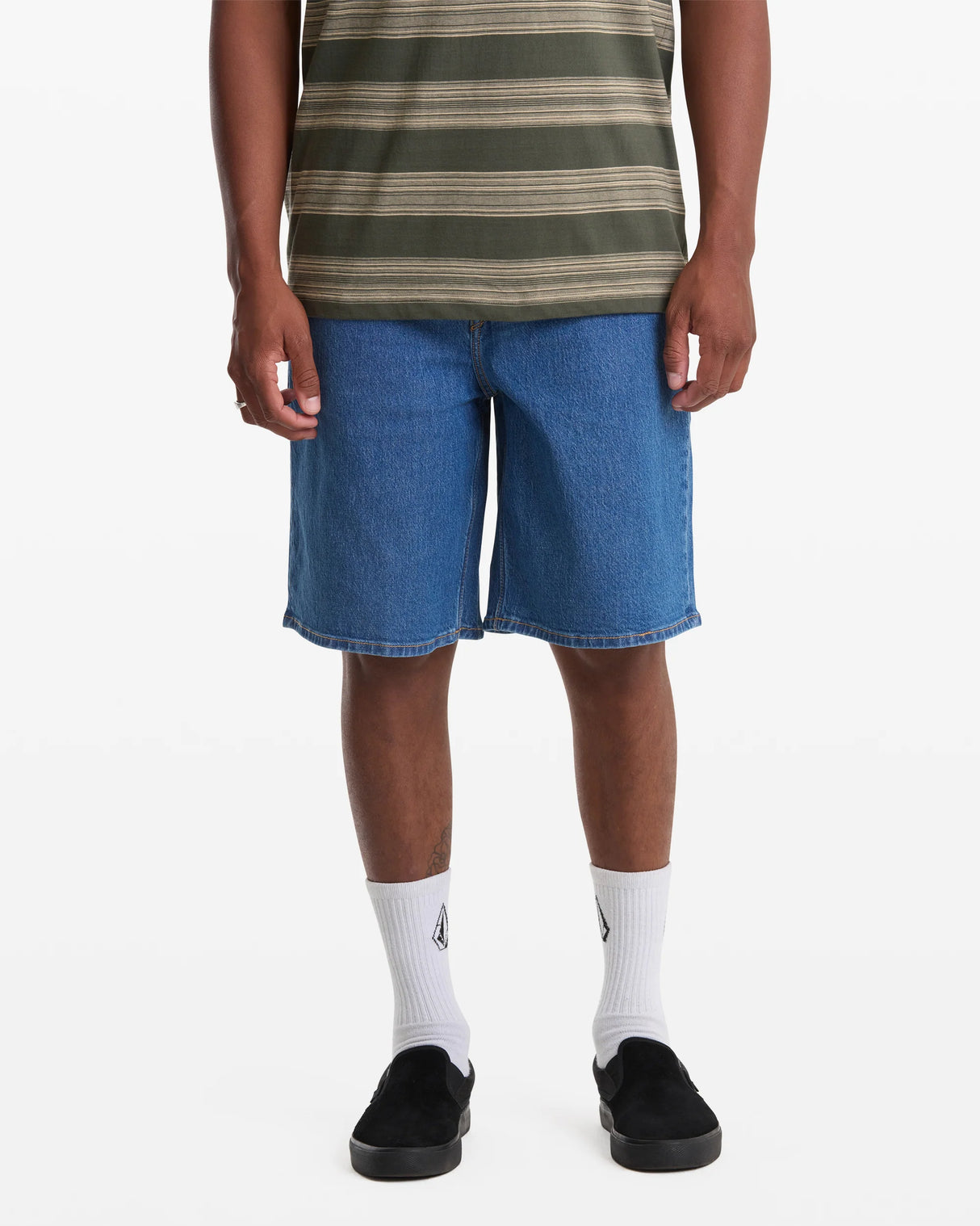 Volcom Billow 22" Bold Blue Denim Shorts