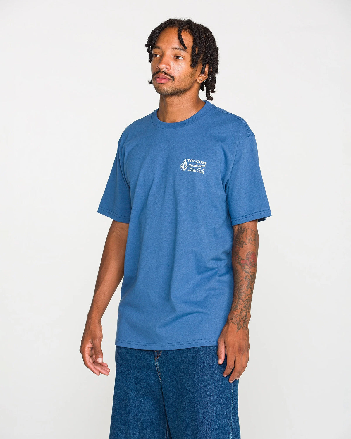 Volcom Workwear Light Navy S/s Shirt