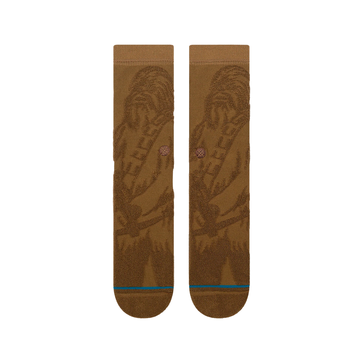 Stance Reverse Chewie Crew Tobacco Socks