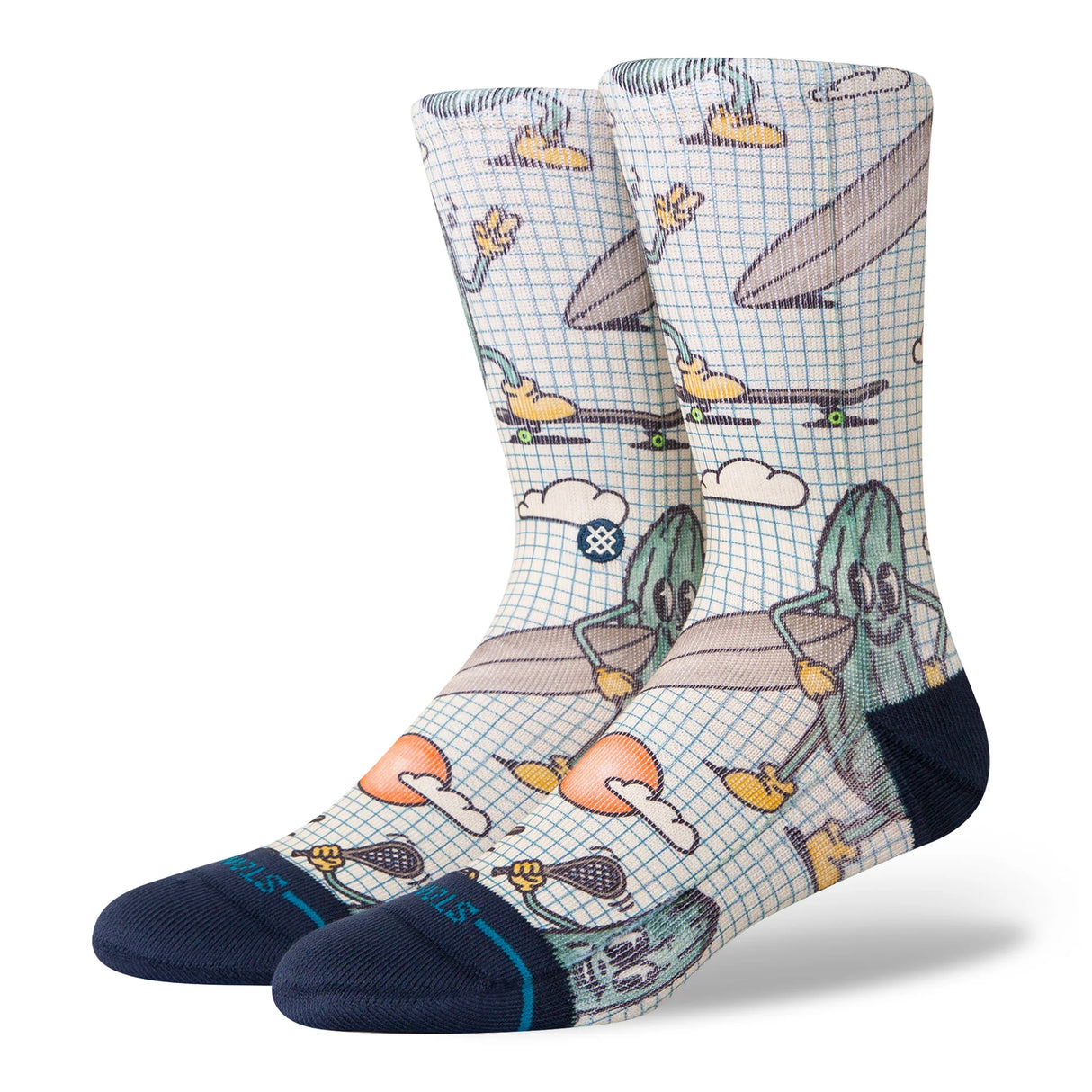 Stance Feeling Pickled Cream Crew Socks