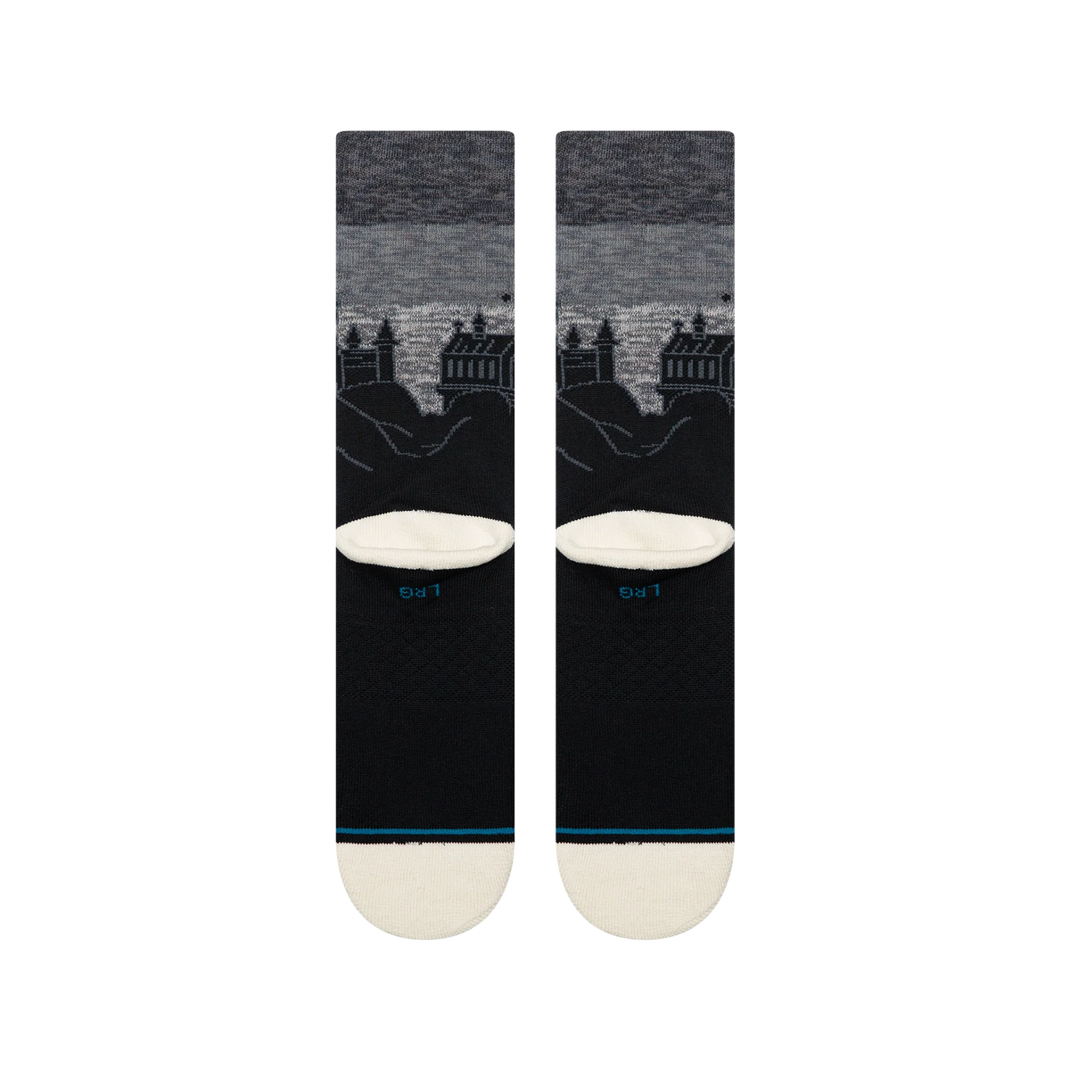 Stance Hogwarts Castle Crew Black Socks