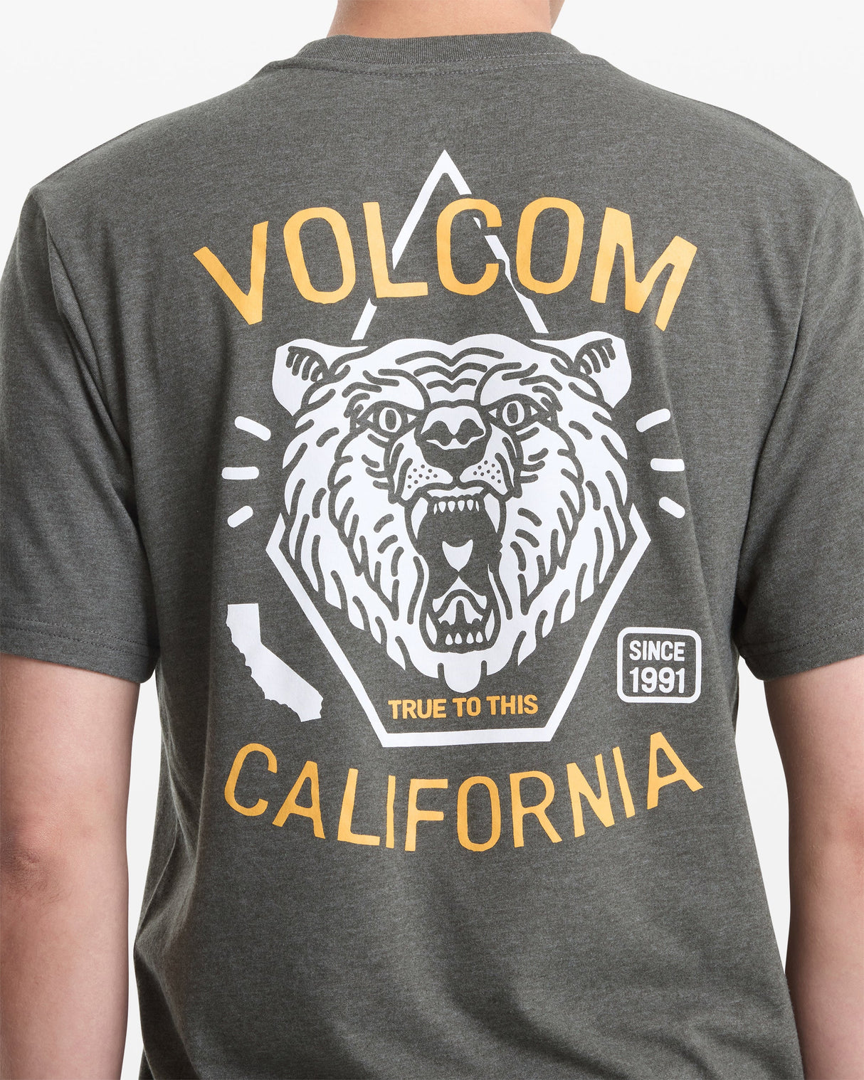 Volcom Golden Statement Squadron Green S/s Shirt
