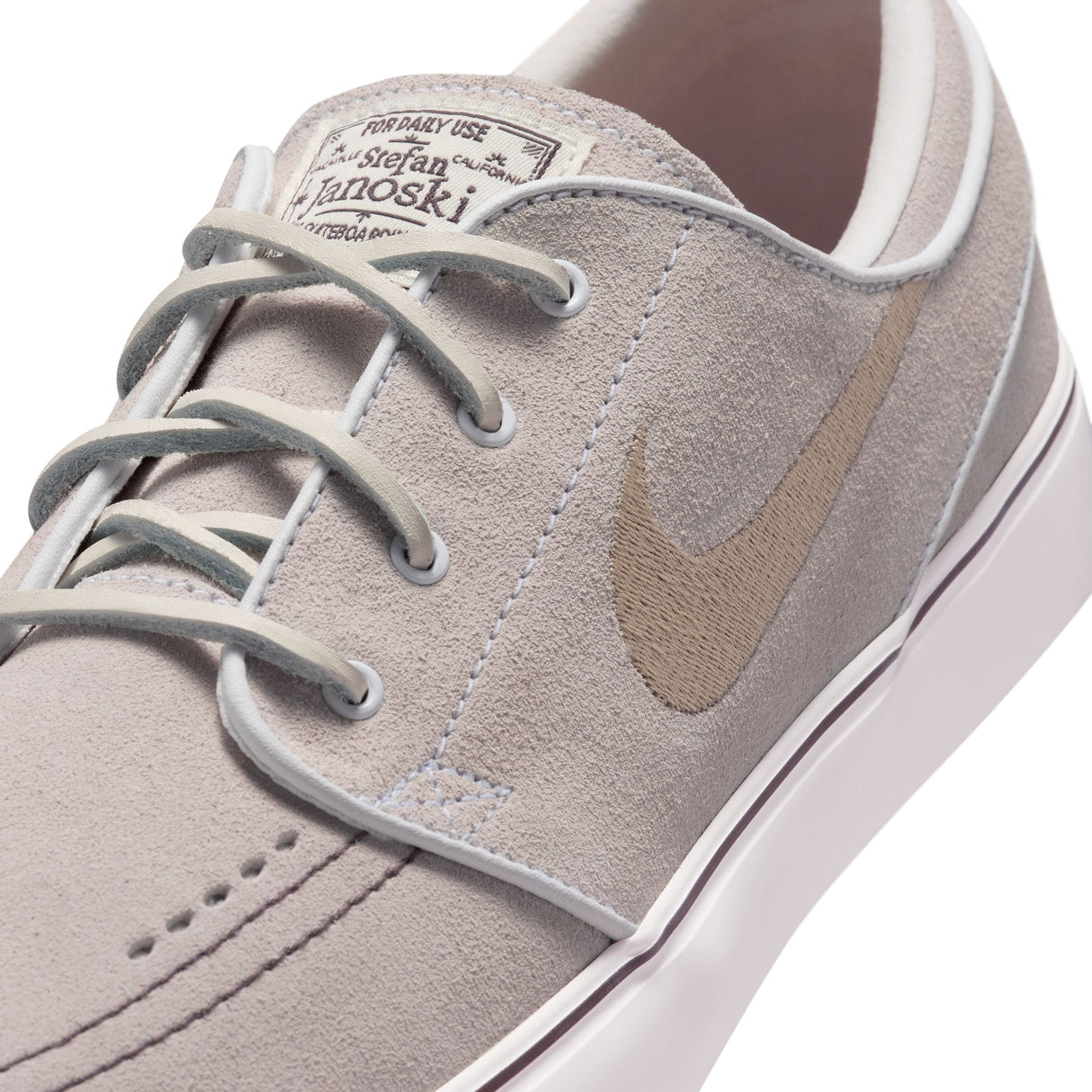 Nike Sb Zoom Janoski Og+ White Linen Sail Lt Chocolate Shoes