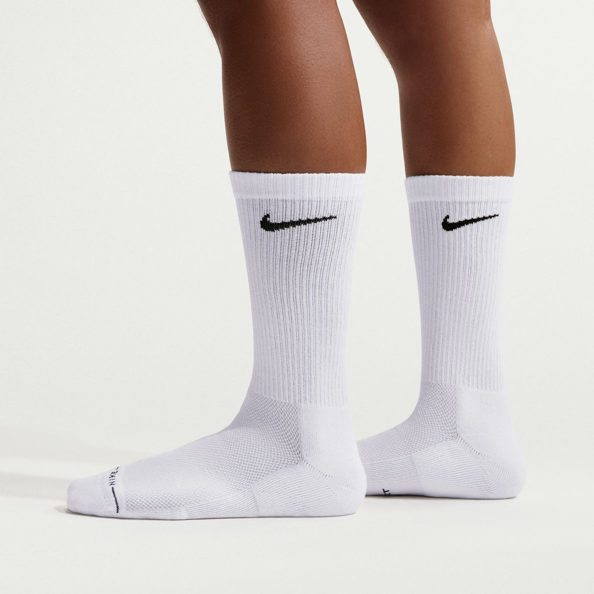 Nike Everyday Elevated 6 Pack White Crew Socks HQ8021-901
