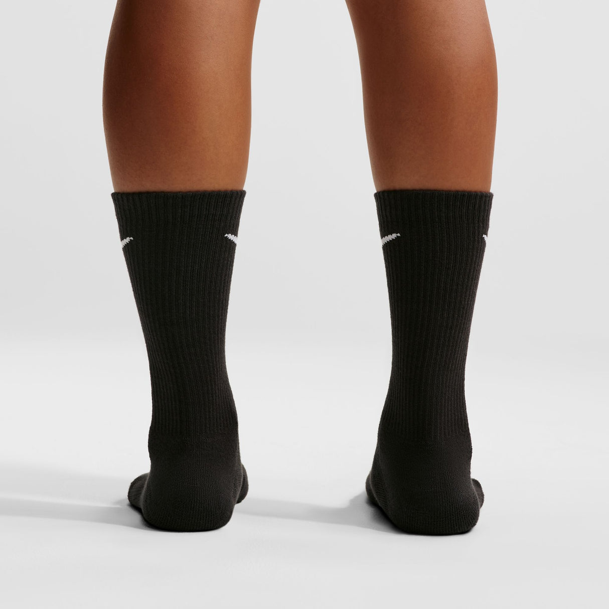 Nike Everyday Elevated Black/White 6-Pack Crew Socks