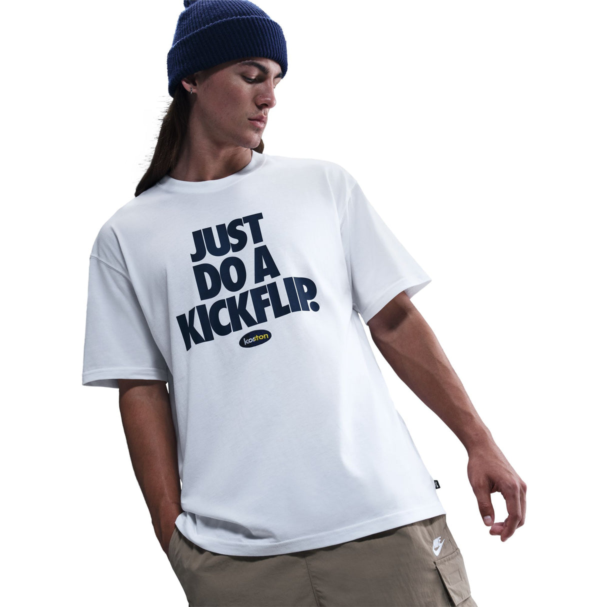 Nike SB x Eric Koston Just Do A Kickflip White S/s Shirt