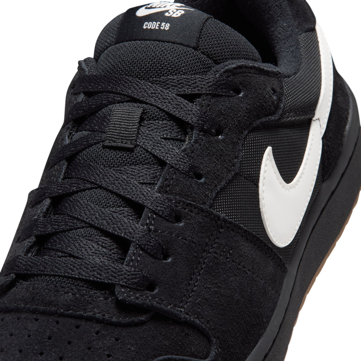 Nike Sb Code 58 Black Summit White Black Gum Light Brown Shoes