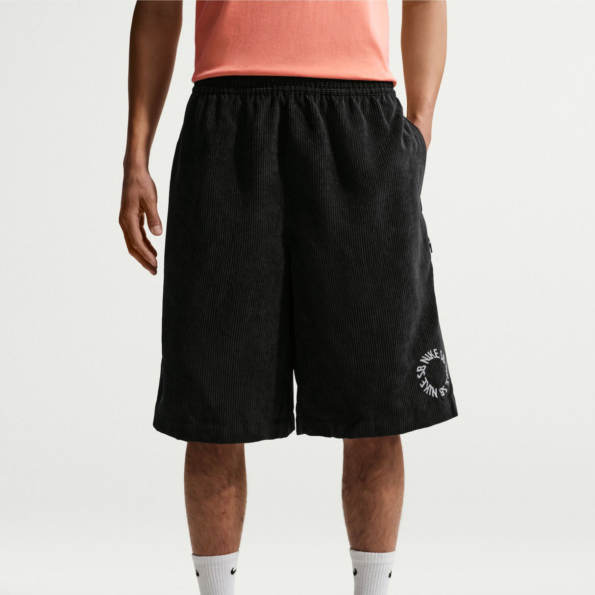Nike SB Black / White Corduroy Skate Shorts