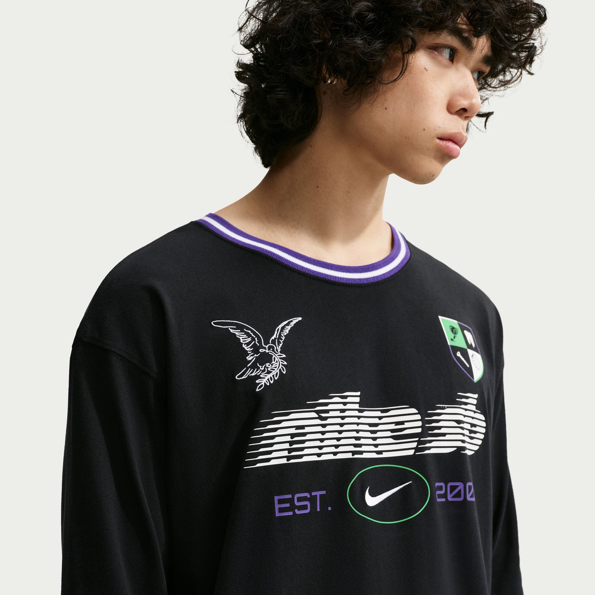 Nike SB Rugby Black L/s Shirt