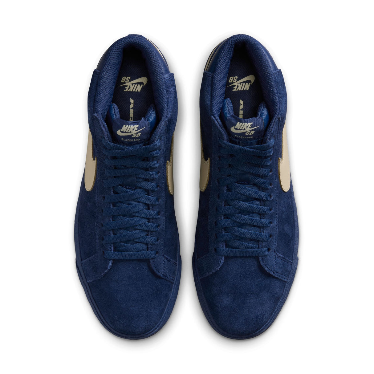 Nike SB Zoom Blazer Mid Coastal Blue/Pale Yellow-Coastal Blue Skate Shoes (IO0667-400)