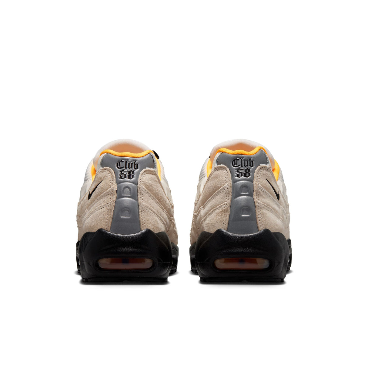 Nike SB Air Max 95 FC Pack Club 58 Sail/Black/Laser Orange Shoes (Read Description)