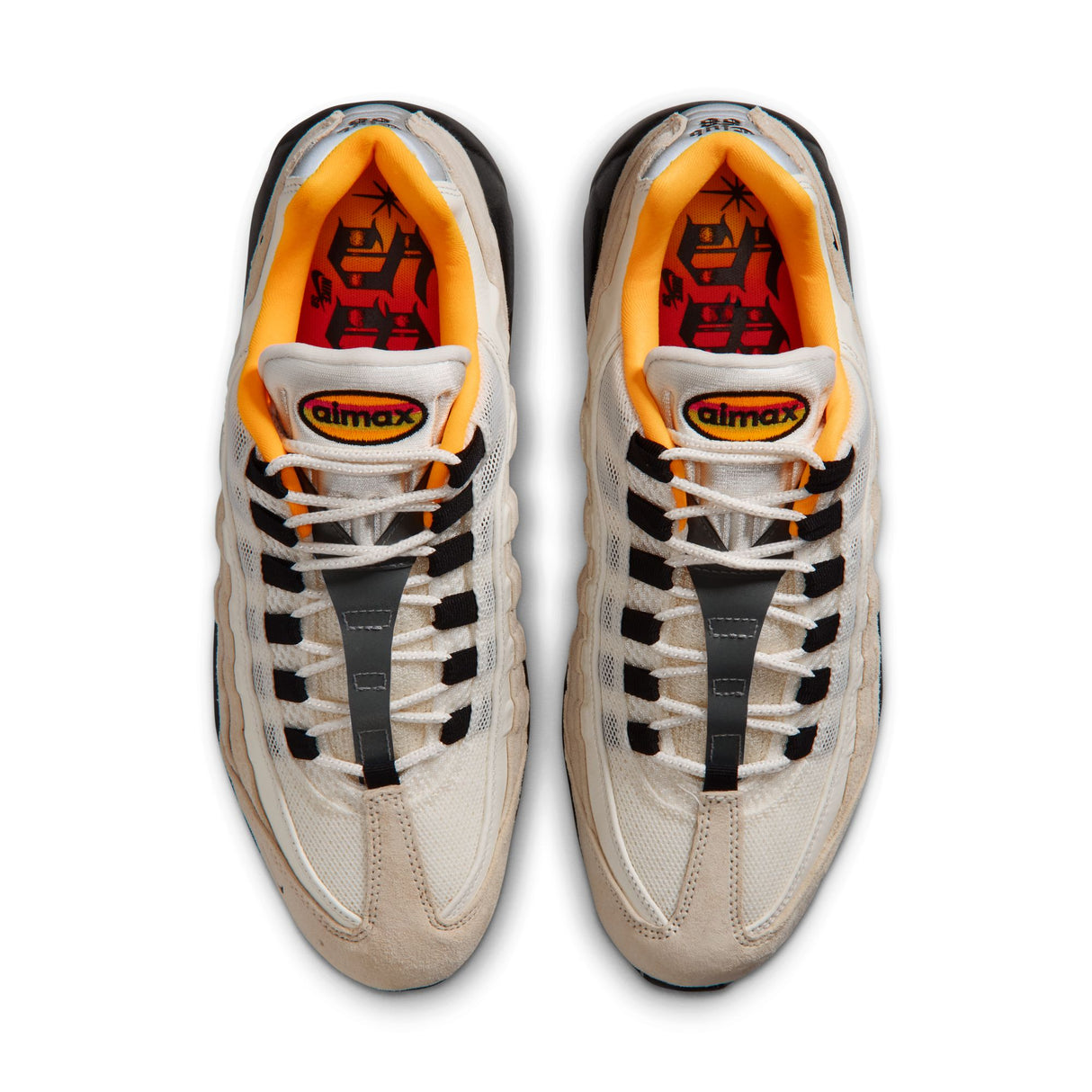 Nike SB Air Max 95 FC Pack Club 58 Sail/Black/Laser Orange Shoes (Read Description)