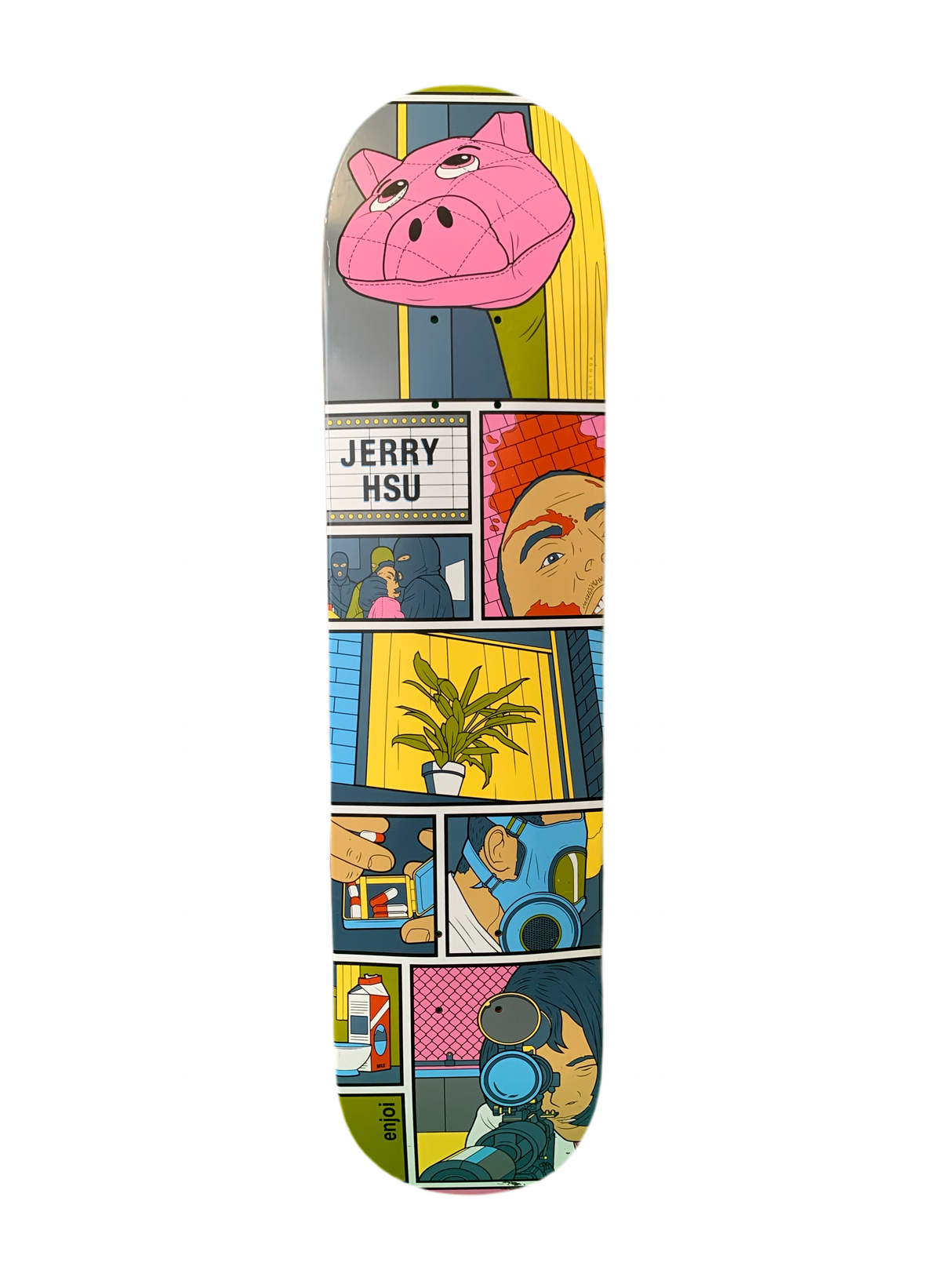 Enjoi Jerry Hsu Movie Night Series 7.5" Classic Skateboard Deck