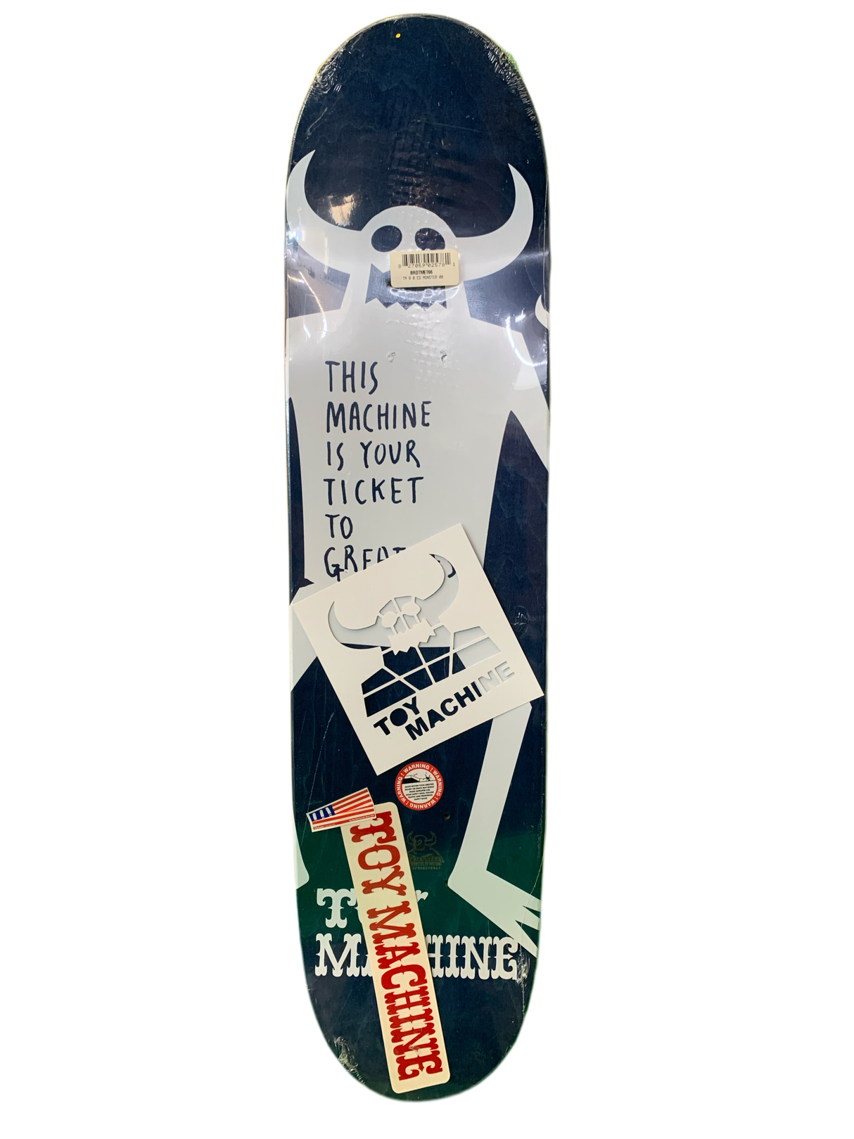 Toy Machine Ed Templeton Monster 8" Classic Skateboard Deck