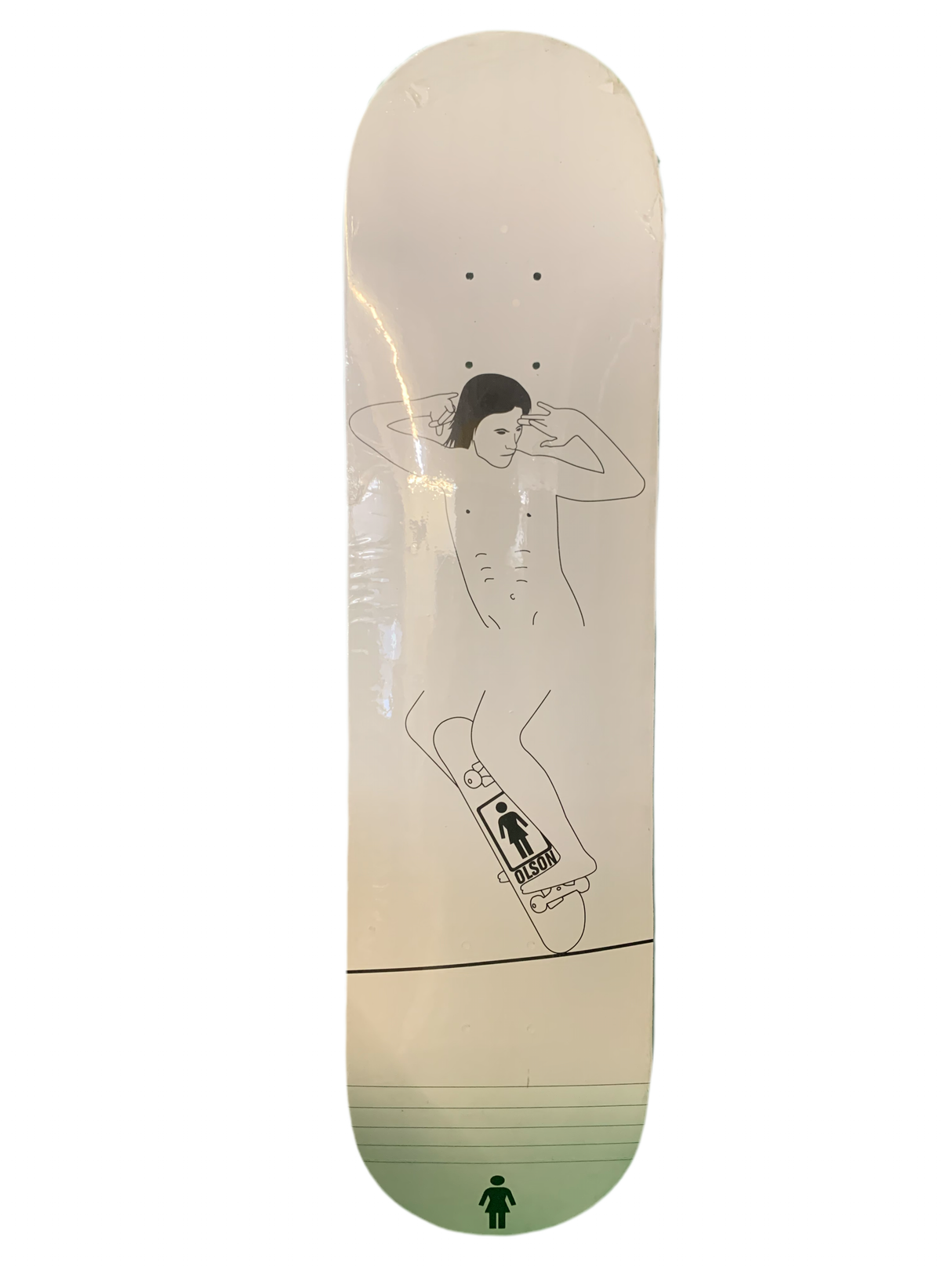 Girl Alex Olson Pogo Sketch 8" Classic Skateboard Deck