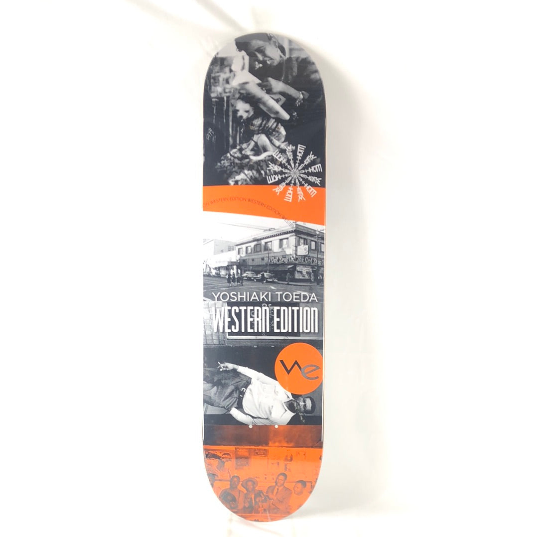 Yoshiaki Toeda Western Edition Orange/Black/White Size 7.75 Skateboard Deck
