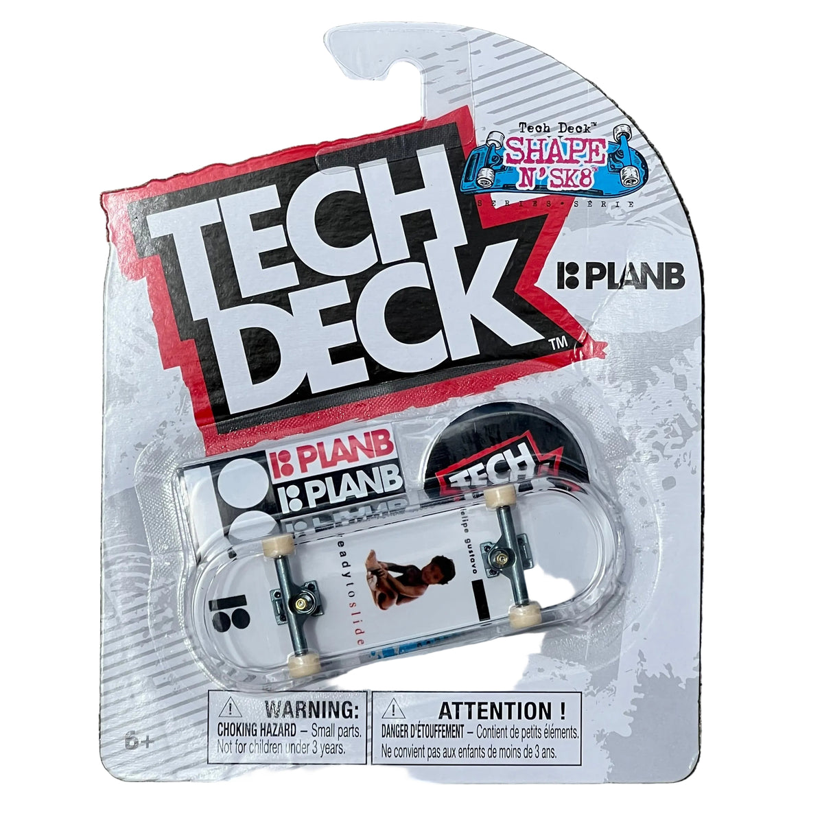 Tech Deck Plan B Felipe Gustavo Shaped Fingerboard Complete